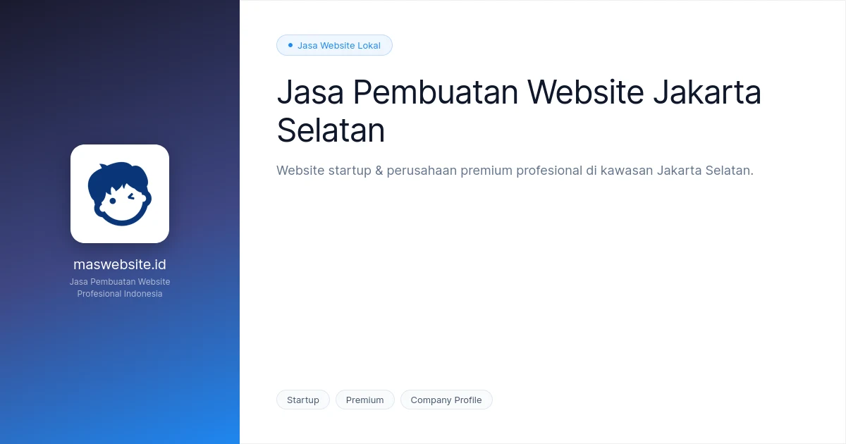 Jasa Pembuatan Website Jakarta Selatan | Toko Online & Ecommerce Profesional